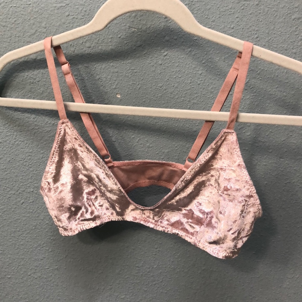 Urban Outfitters out from under velvet bralette